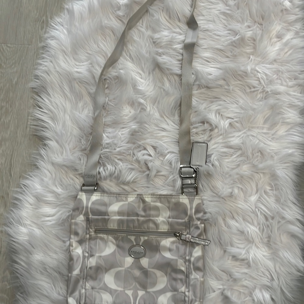 Coach crossbody. Long strap. Good condition